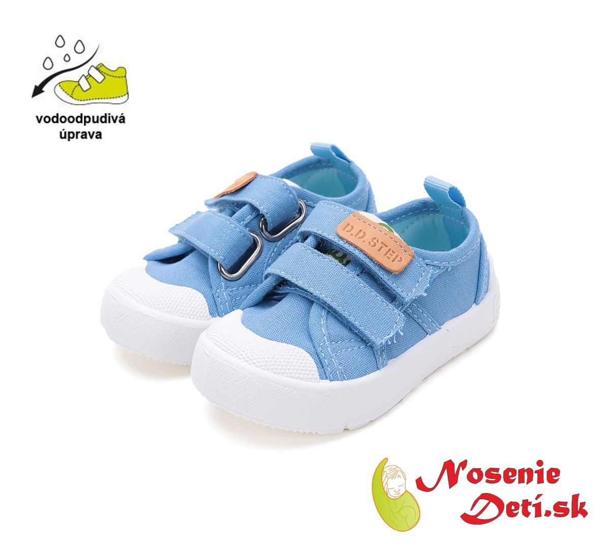 Detské chlapčenské  plátenky D.D.Step C096-51314  Bermuda Blue Modré