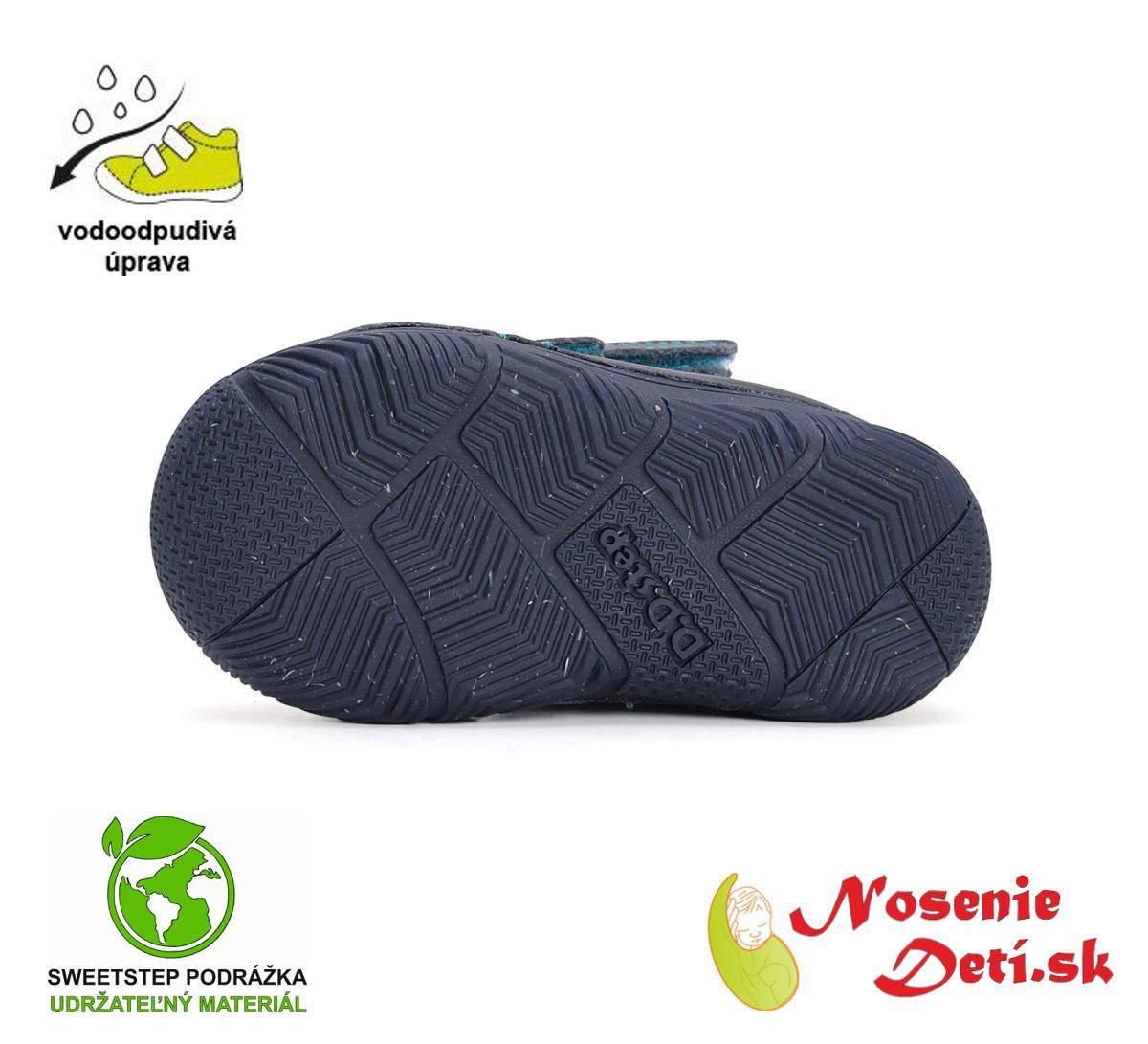 Detské chlapčenské zimné vyššie topánky D.D. Step Bermuda Blue 082-42385A