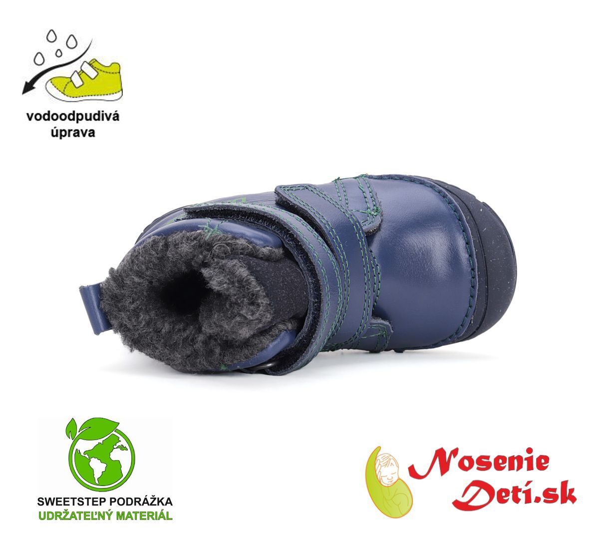 Dětské chlapecké vyšší zimní boty D.D.Step Bermuda Blue 082-42385A