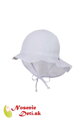 Detský letný klobúčik s UV filtrom 50+ Sterntaler Biely