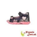 Dětské dívčí kožené sandály modrorůžové D.D. Step AC625-791B