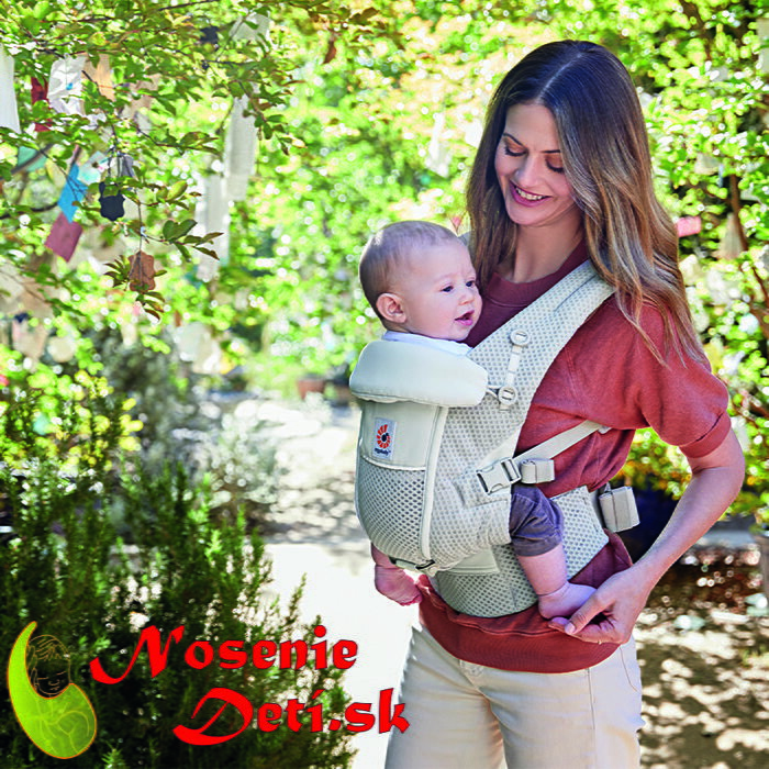 Ergobaby Adapt detský nosič SoftFlex Mesh Pearl Grey