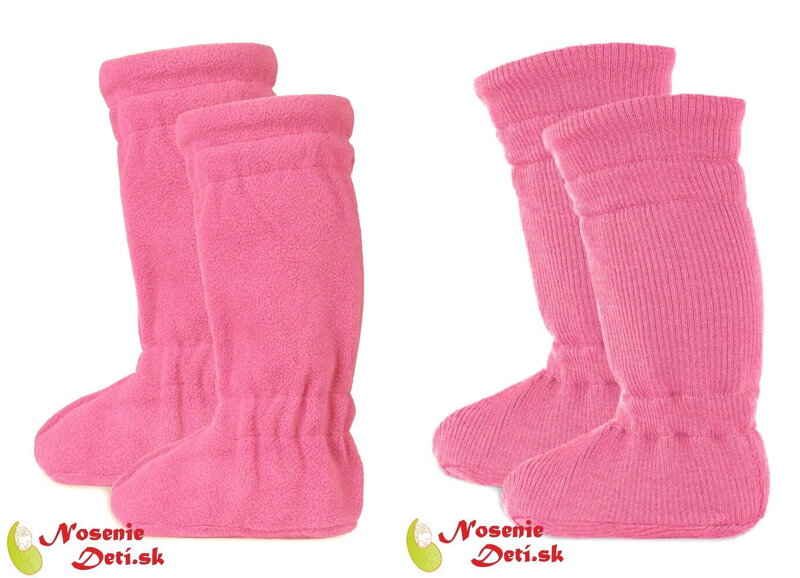 Merino vlnené vysoké botičky pre deti Manymonths Winter Pop Pink